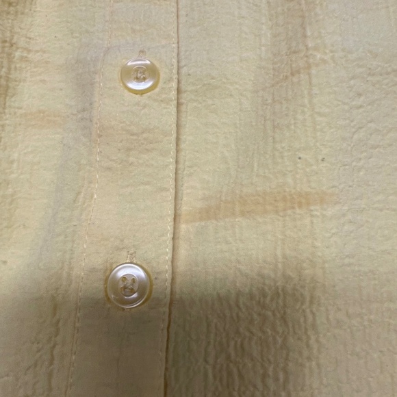 Women’s White Stag Yellow 2X 18W/20W Blouse Top - Picture 9 of 15